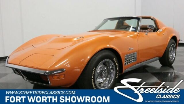 Classic Vintage Vette, Ontario Orange, 454 V8, Big Block, Auto, A/C 1972 Chevrolet Corvette 454