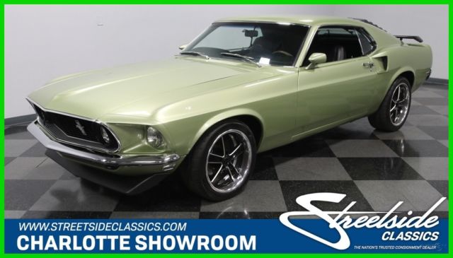 classic vintage windsor fresh custom black chrome aluminum restored fomoco stang 1969 Ford Mustang Fastback Restomod