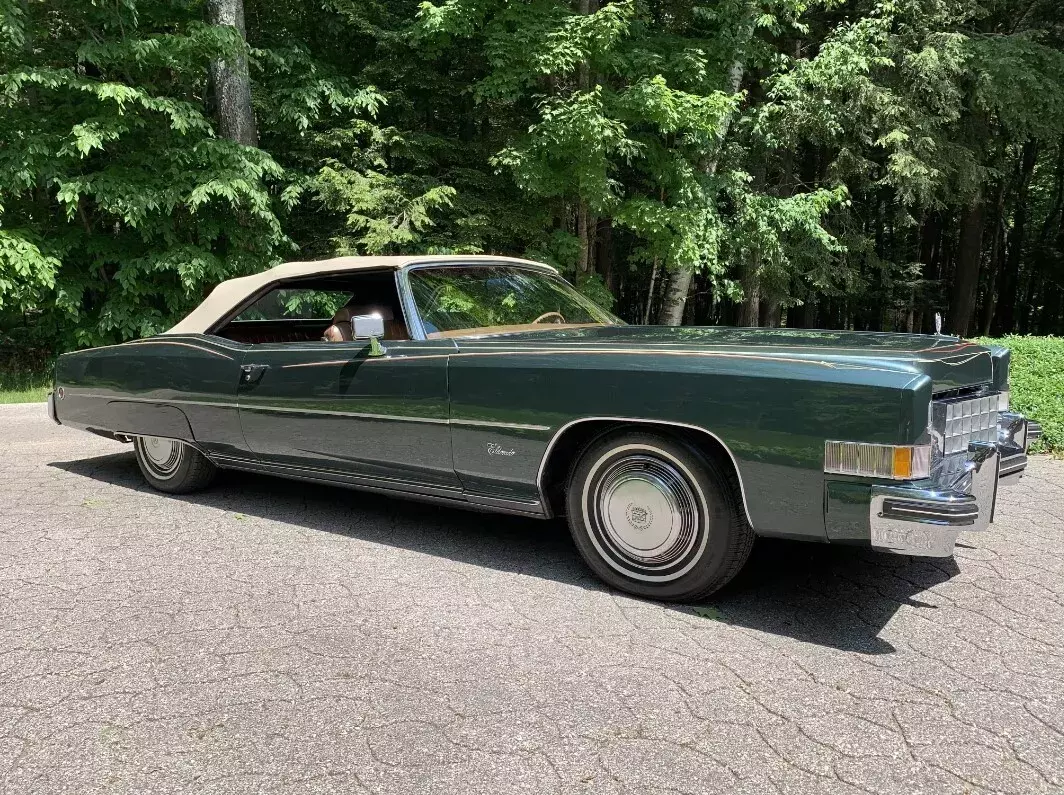 Classic1973 Green Firemist Cadillac Eldorado Convertible - Impeccable Condition! 1973 Cadillac Eldorado