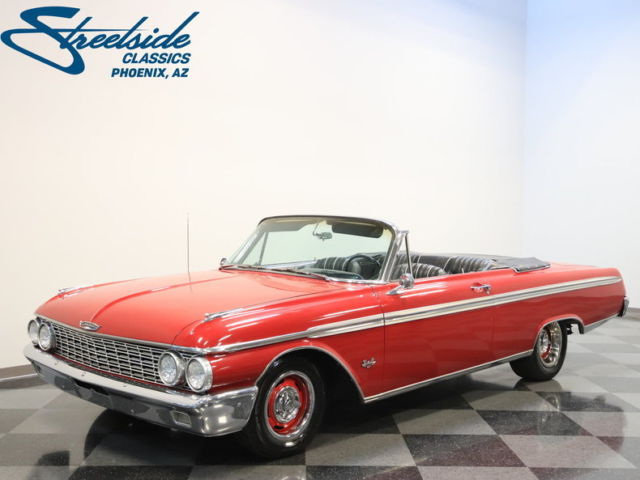 CLEAN 390 V8, CORRECT RANGOON RED, VERY CLEAN, DRIVES EXCELLENT, 60'S MUSCLE! 1962 Ford Galaxie 500 Sunliner