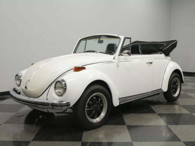 CLEAN AFFORDABLE FUN, 1600 CC 4 CYL, 4 SPD, GOOD PAINT/INTERIOR, FRONT DISCS! 1971 Volkswagen Super Beetle Convertible