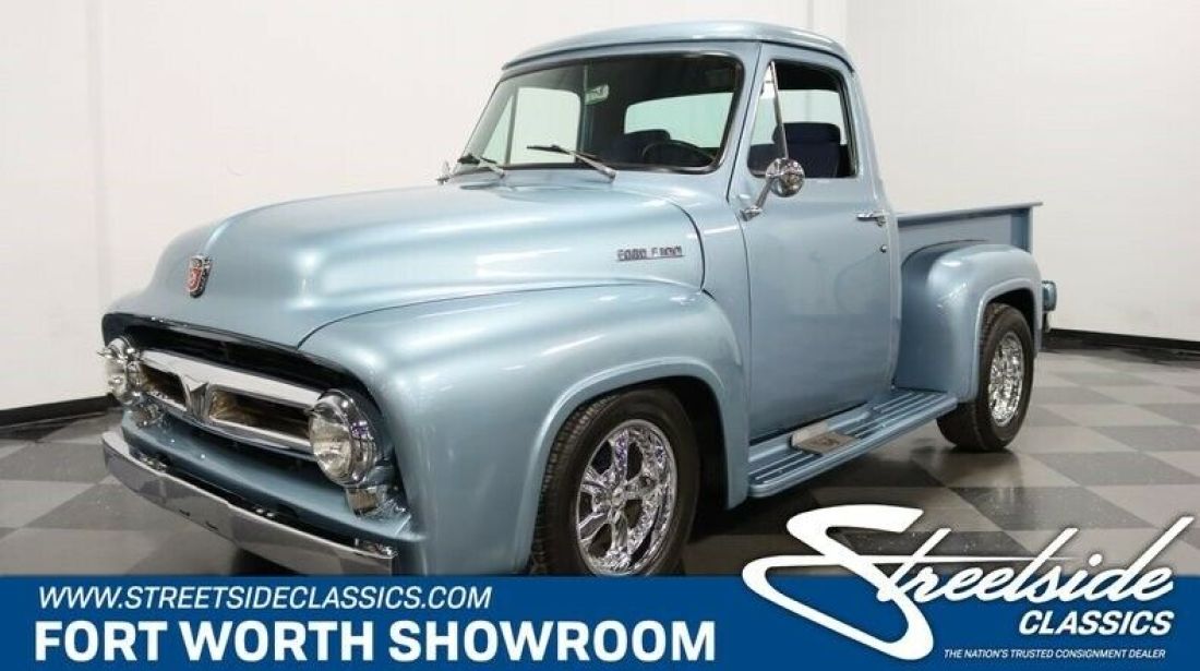 Clean & Excellent Driver! 350 V8, Auto, A/C, PS, Front Disc Brks, Great Colors! 1953 Ford F-100