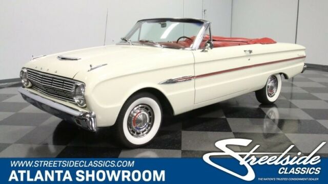 CLEAN AND DOCUMENTED FALCON, GR8 COLORS, SMOOTH RUNNING 170 CI INLINE 6, AUTO!! 1963 Ford Falcon Futura Convertible