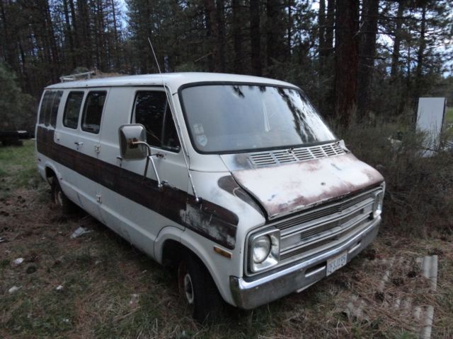 CLEAN BODY 1977 DODGE TRADESMAN 100 VAN B100 SOPORTSMAN 1977 Dodge Ram Van TRADESMAN 100