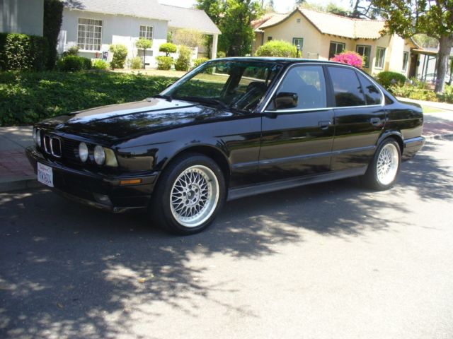 Clean California Rust Free BMW 535i Rare 5 Speed Manual Freeway Miles 1991 BMW 5-Series Black