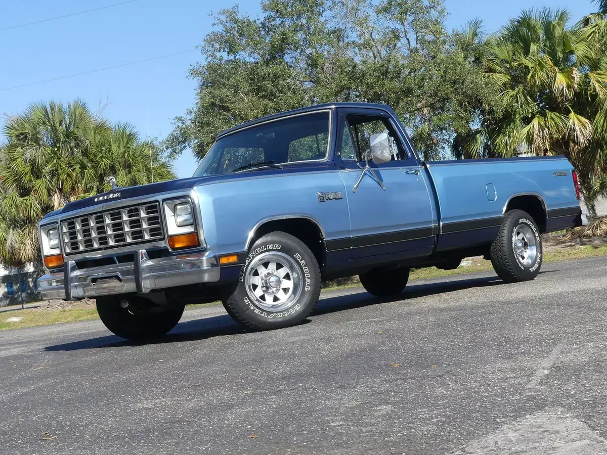 Clean CarFax! Great colors and loaded with options. 318, Prospector. A/C, PW, PS 1985 Dodge Ram D-150 Royal SE Prospector