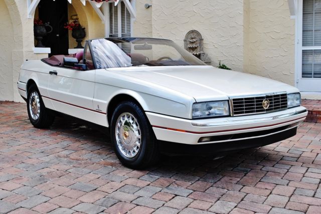 Clean CarFax History Runs & Drives Fantastic 1988 Cadillac Allante Convertible only 49k Miles Hard & Soft Top Loaded