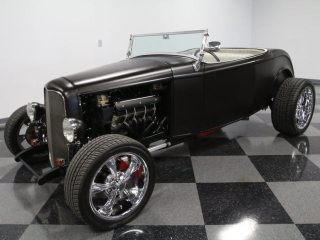 CLEAN FUN BUILD, EFI 5.3L, LS INTAKE, 4L60E OD TRANS, 4 WHL DISCS, NICE PAINT!! 1932 Ford Hi-Boy Roadster
