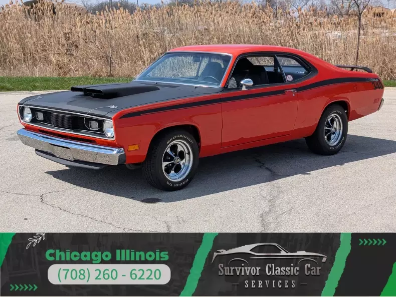 Clean Hemi Orange Duster with built 360/4-spd! Classic A-Body Mopar muscle car! 1970 Plymouth Duster