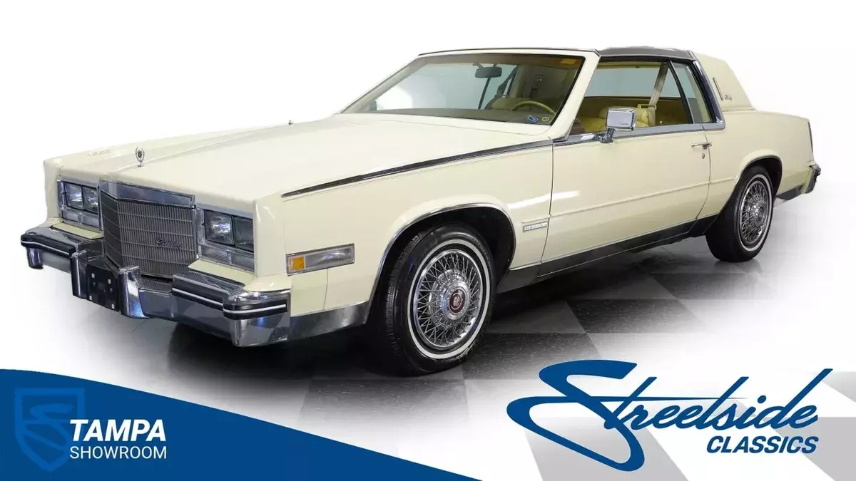 CLEAN HISTORY FUEL INJECTED 4.1L V8 POWER 4 WHEEL DISC ORIGINAL COLORS COLD A/C 1984 Cadillac Eldorado Biarritz