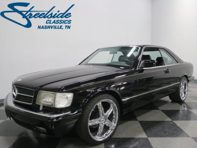 CLEAN HISTORY REPORT, UPGRADED 20 INCH WHEELS, SUPER CLEAN 560SEC, RUNS GREAT! 1989 Mercedes-Benz S-Class Base Coupe 2-Door