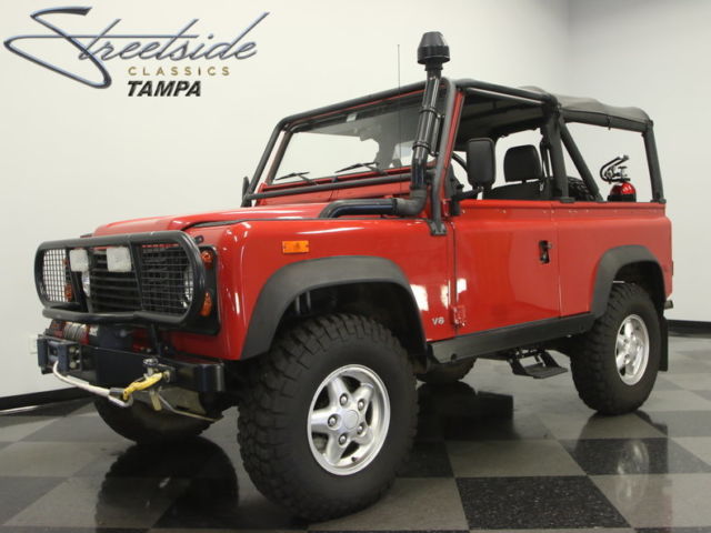 CLEAN HISTORY W/ ONLY 2 OWNERS, ARB AIR LOCKERS, 3.9 V8, 5 SPEED, 10K LB WINCH!! 1994 Land Rover Defender Base Sport Utility 2-Door