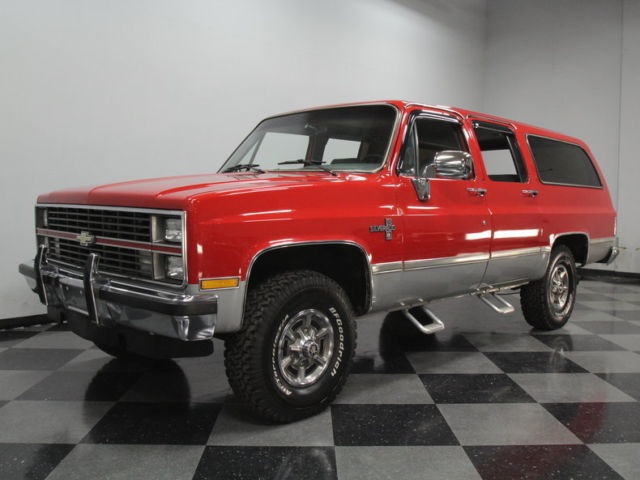CLEAN ORIGINAL, MATCHING #'S 350 V8, 700R4, 4X4, A/C, DOCS, NICE ORIG PAINT/INT! 1984 Chevrolet Suburban