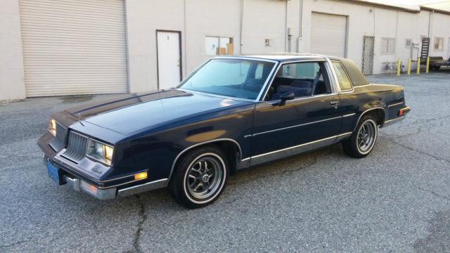 Clean Rustfree California Blue Plate Car! NO RESERVE AUCTION! 1984 Oldsmobile Cutlass Brougham Coupe 2-Door