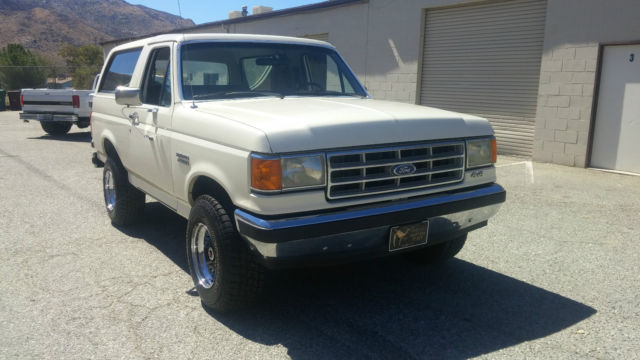 Clean Rustfree Custom V8 4wd! Arizona California Truck! NO RESERVE AUCTION! 1988 Ford Bronco Custom 4x4
