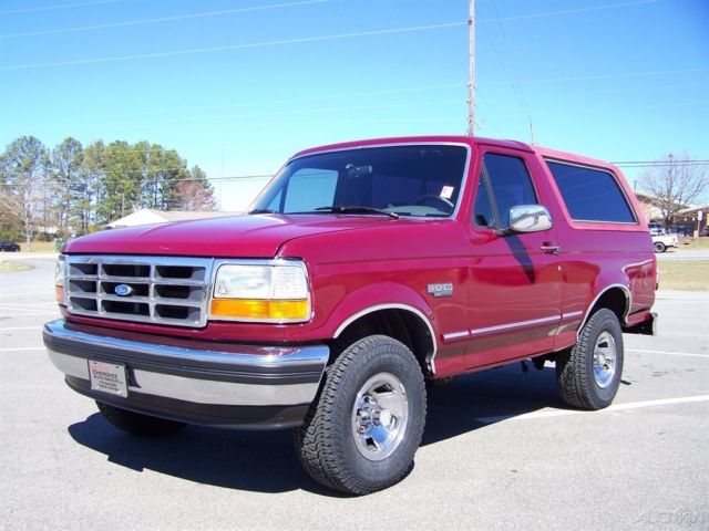 1993 Ford Bronco XLT 4X4 FUEL INJ 5.8L 351 A SHARP COLD AC WAGON - photo 11