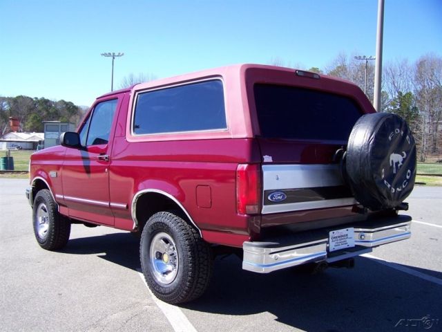 1993 Ford Bronco XLT 4X4 FUEL INJ 5.8L 351 A SHARP COLD AC WAGON - photo 4