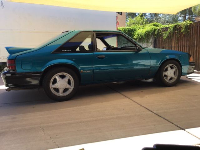 Cobra R, prototype, test mule, fox body, GT 1991 Ford Mustang