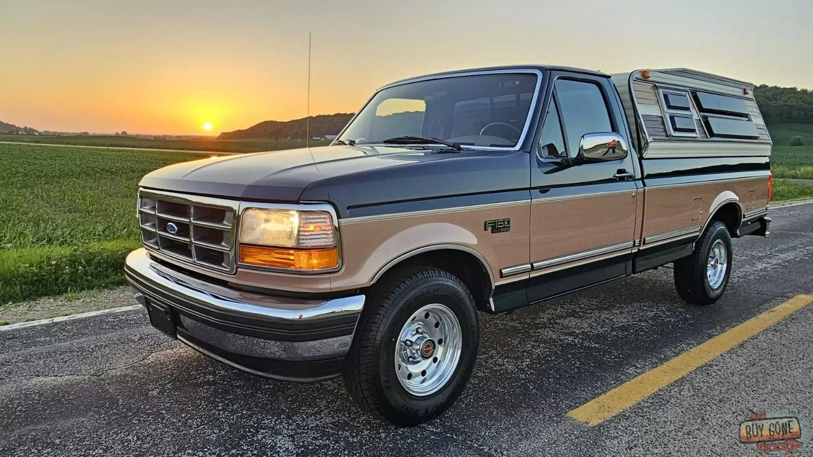 Cold AC Show Quality XLT Unrestored Survivor Camper Bed Topper Camping Overland 1994 Ford F-150 302 V8 Rust Free Original Paint Very Rare Combo 68k Miles