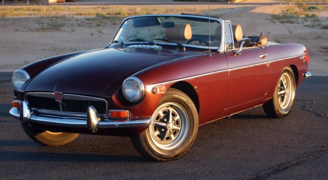 Collectible “chrome bumper” 1973 MGB 1800cc Convertible 1973 MG MGB Roadster
