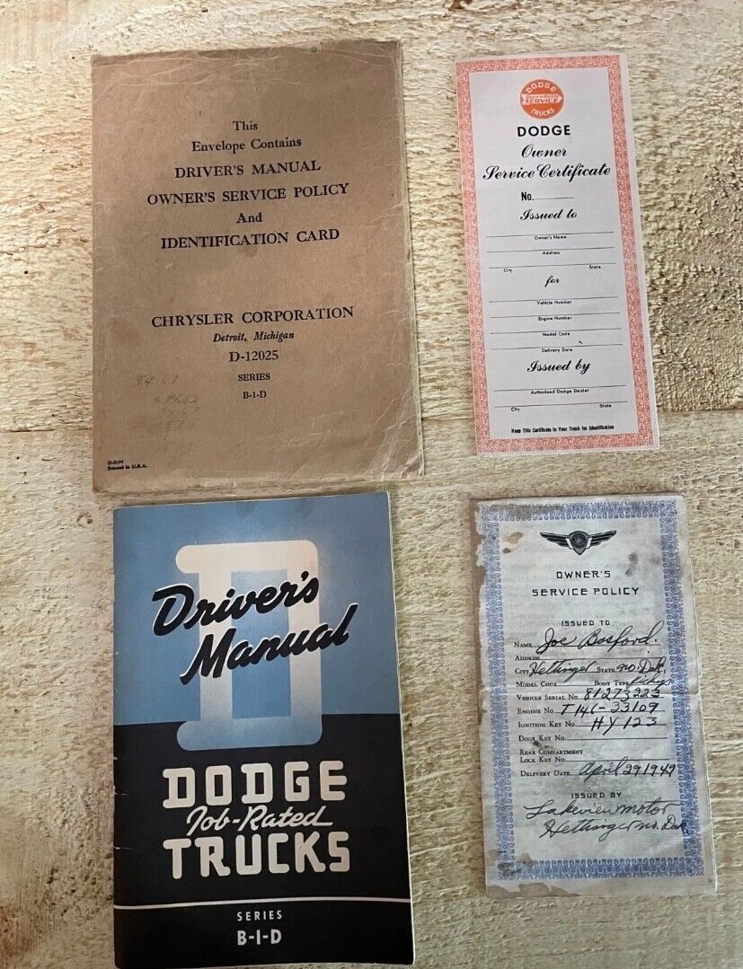 1949 Dodge B-1-D Flatbed 1-Ton Pilothouse Truck - photo 3