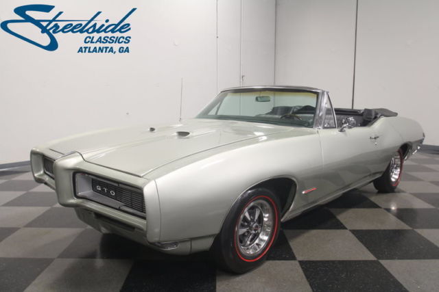 COLLECTOR-OWNED, FULLY RESTORED, BELIEVED #'S 400 V8, 4-SPEED, PWR STEERING/TOP! 1968 Pontiac GTO Convertible