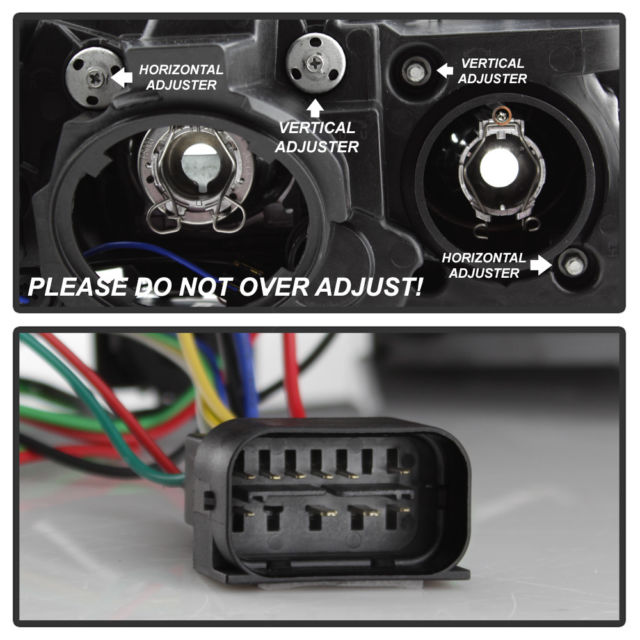 Black [F32 Style] 2012-2015 BMW F30 3-Series Sedan LED DRL Projector Headlights - photo 10