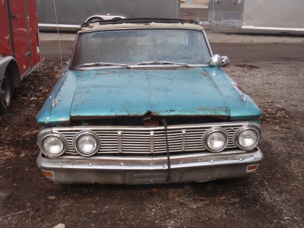 Complete Convertible Parts Car 1963 Mercury Comet