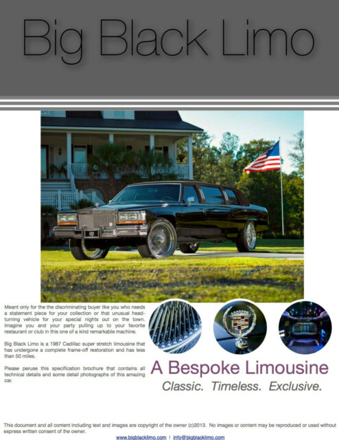 1987 Cadillac DONK LIMO - CUSTOM - photo 13