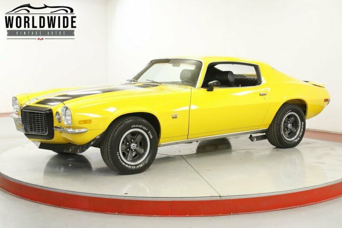 COMPLETE RESTORATION. SPLIT BUMPER. SS. 383 V8. 4 SPD. DIGITAL. 12 BOLT. 1970 Chevrolet Camaro RS Split Bumper