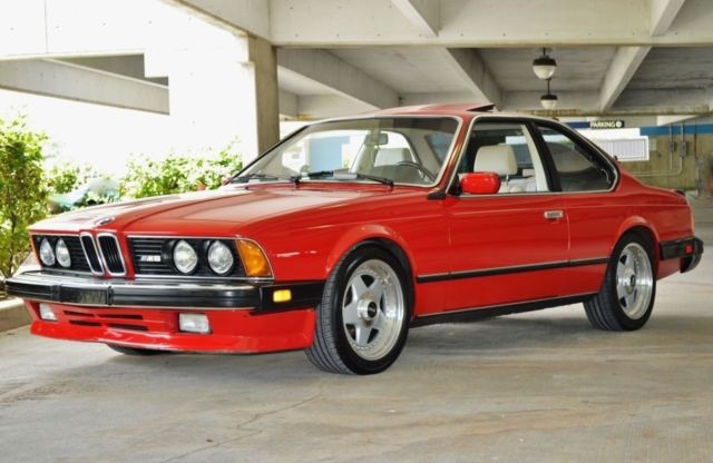 Concourse Condition - ALL Original - Fully Documented - Cali Car - Mint!! 1987 BMW M6