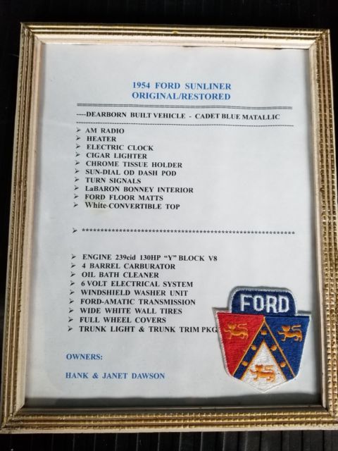 1954 Ford Sunliner Sunliner - photo 11