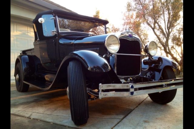 Convertible 1928 Model A Ford Roadster Pickup. All original Henry Ford Steel 1928 Ford Model A Convertible Roadster Pickup