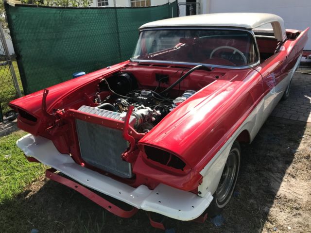 CONVERTIBLE 1958 FORD FAIRLANE 500 ~ refurbished motor ~ Rechromed parts! 1958 Ford Fairlane