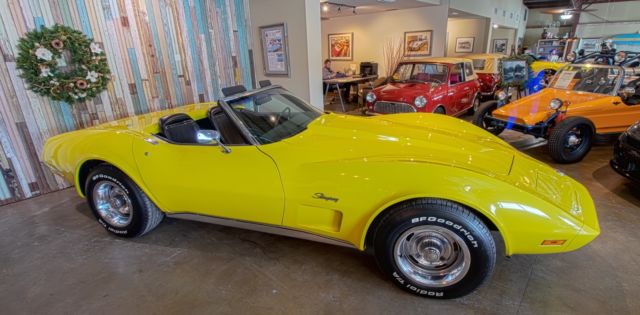 Convertible 350 Automatic Numbers Match Beautiful Driver 1975 Chevrolet Corvette Convertible