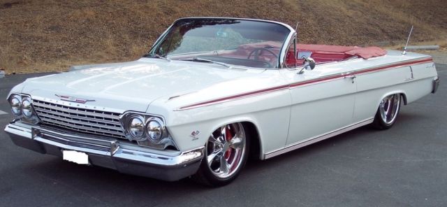 CONVERTIBLE 409/425 HP, DUAL QUADS 4 SPD, POWER TOP, POWER STEERING, DISC BRAKES 1962 Chevrolet Impala SHES SO FINE MY 409 CONVERTIBLE DUAL QUADS 4 SPEED