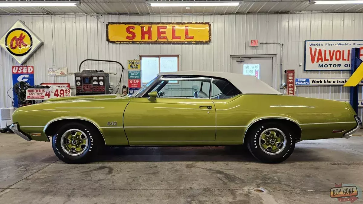 Convertible 455 Rare Colors Meticulous Frame-Off Restoration Nat'l Award Winner 1971 Oldsmobile 442 Always No Rust TN Muscle Car All Original Drivetrain Cool AC