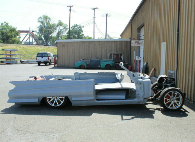 CONVERTIBLE BAGGED W CTS-V SUSPENSION CUSTOM RESTO MOD RAT HOT ROD CADDY LS LSA 1961 Cadillac DeVille CUSTOM PROJECT