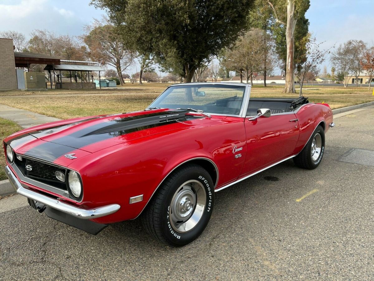 Convertible Camaro 1968 Beautiful Car with 327 and 5 speed stick With SS Badges 1968 Chevrolet Camaro
