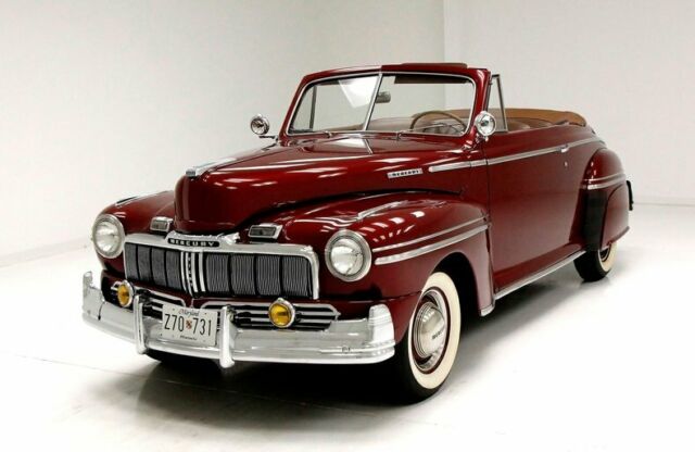 Convertible Chrome Aplenty Clean Interior 239ci V8 1947 Mercury Eight Convertible