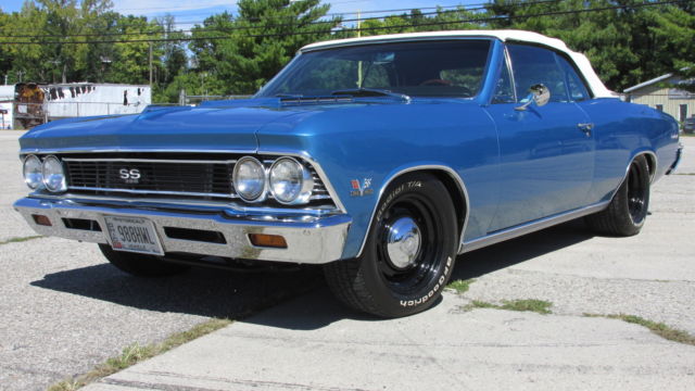 Convertible Custom Chevy Big Block 700R4 Automatic A/C pro-built masterpiece 1966 Chevrolet Chevelle Chevelle Convertible