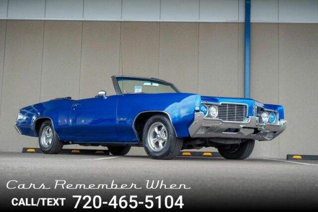 Convertible Extremely Clean Convertible Cruiser Rocket 455 TH400 Blue 1969 Oldsmobile Eighty-Eight Convertible Extremely Clean Convertible Cruiser