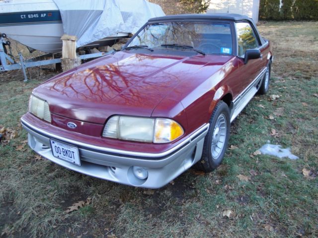 convertible foxbody 1988 Ford Mustang gt