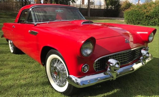 Convertible Hardtop 313 Y Block with a 3 speed Overdrive only 925 miles 1955 Ford Thunderbird