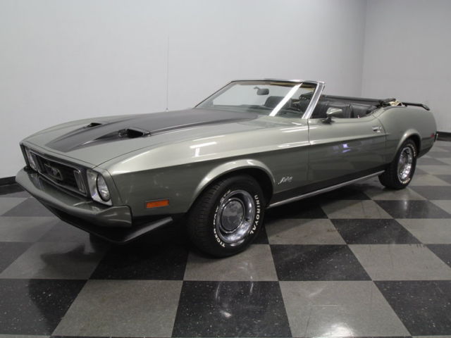 Convertible Mustang, 1973 Eleanor Gray, newly restored 1973 Ford Mustang