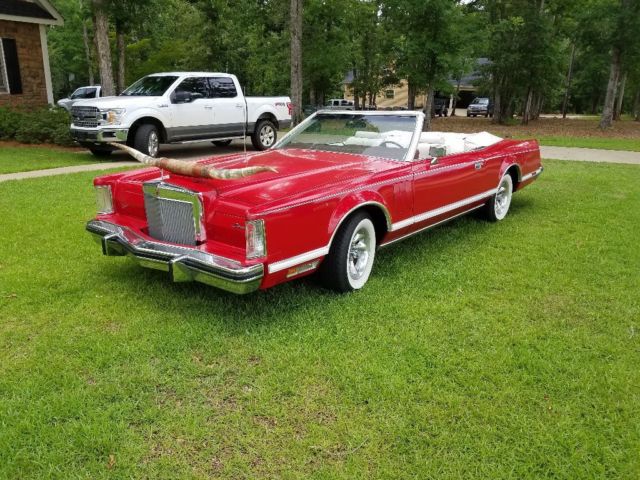 Convertible - One Of A Kind !!! 1979 Lincoln Continental
