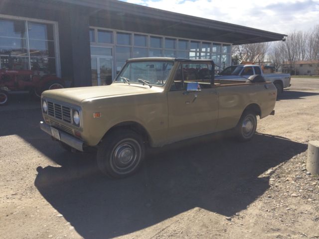 Convertible pickup! All original! 1976 International Harvester Scout All original