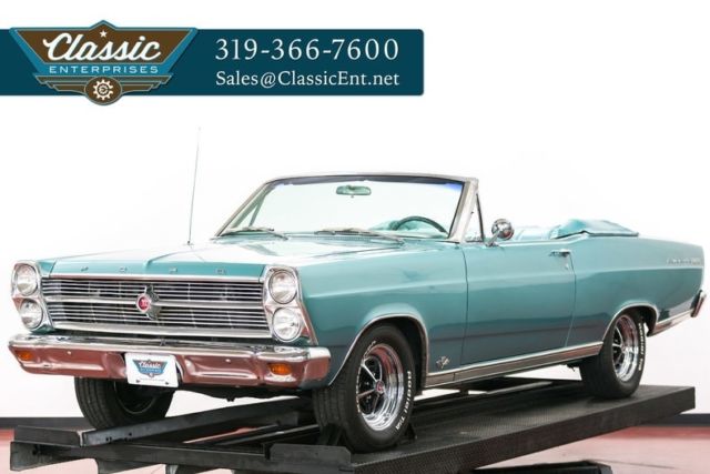 Convertible with bucket seats, console, power top, and power steering very clean 1966 Ford Fairlane Original color and trim on this solid fun driver