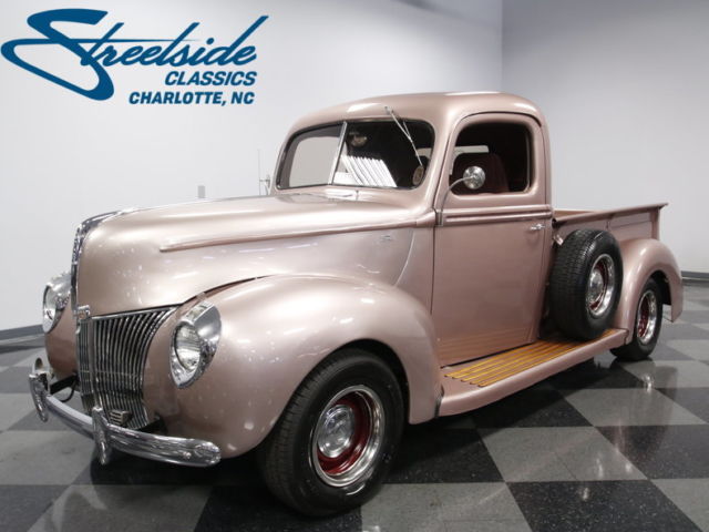 COOL BUILD, 2.8L EFI, AUTO W/ OD, COLD A/C, CUST. INT, INDY SUSP, SHARP PAINT! 1940 Ford Truck