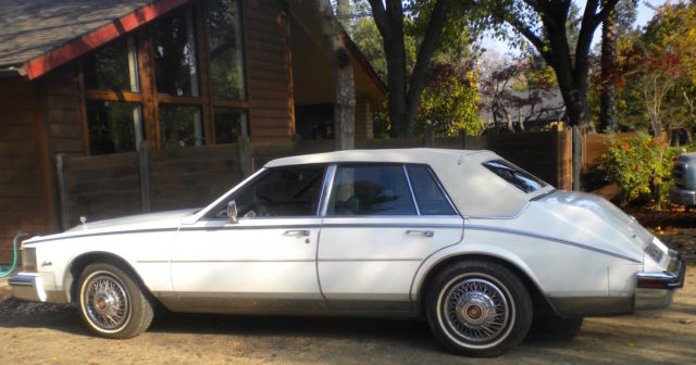 Cool Cadillac 1985 Seville, White/White Top, Looks Mint, Runs Good, Check it out 1985 Cadillac Seville